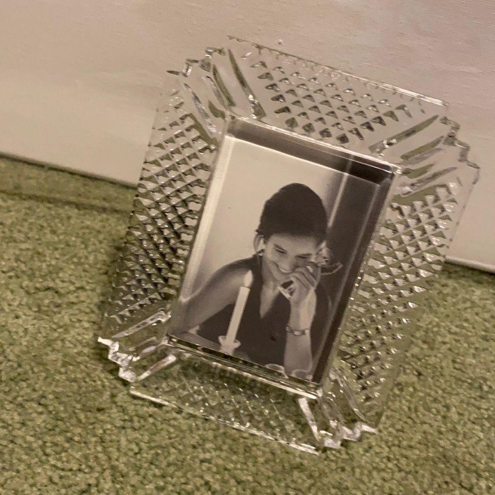 Crystal picture frame